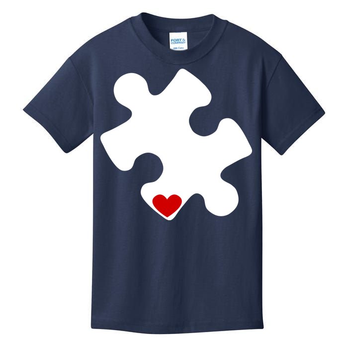 Autism Puzzle Heart Piece Kids T-Shirt