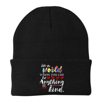 Autism Quote World Where You Can Be Anything Beanie