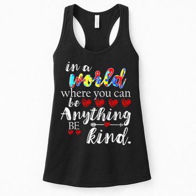 Autism Quote World Where You Can Be Anything Womens Tank Top