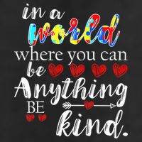 Autism Quote World Where You Can Be Anything Golf Towel