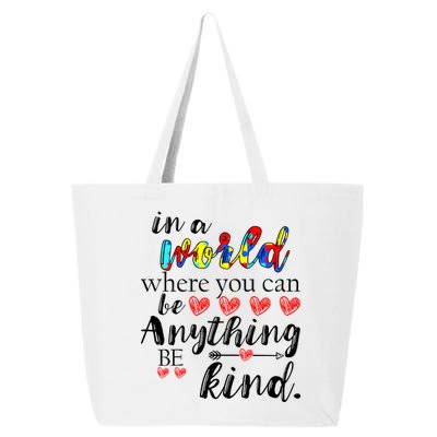 Autism Quote World Where You Can Be Anything 25L Jumbo Tote