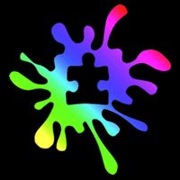 Autism Rainbow Puzzle Splatter  Impact Tech Backpack