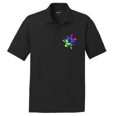 Autism Rainbow Puzzle Splatter  PosiCharge RacerMesh Polo