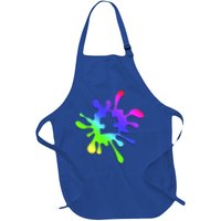 Autism Rainbow Puzzle Splatter  Apron
