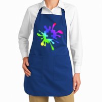 Autism Rainbow Puzzle Splatter  Apron