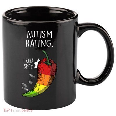Autism Rating 11oz C Handle Ceramic Mug