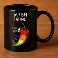 Autism Rating 11oz C Handle Ceramic Mug