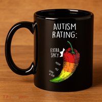 Autism Rating 11oz C Handle Ceramic Mug