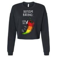 Autism Rating Cropped Pullover Crew