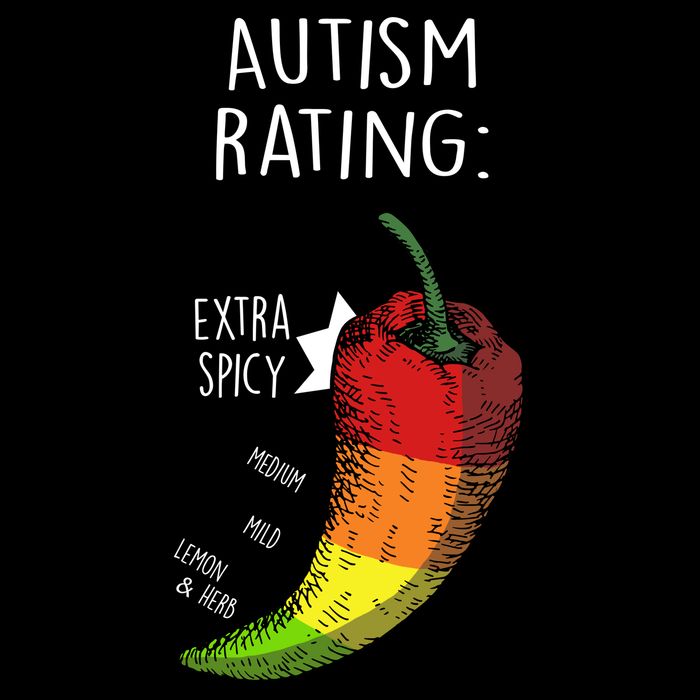 Autism Rating Cropped Pullover Crew