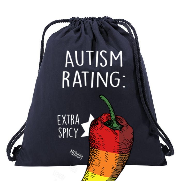 Autism Rating Drawstring Bag