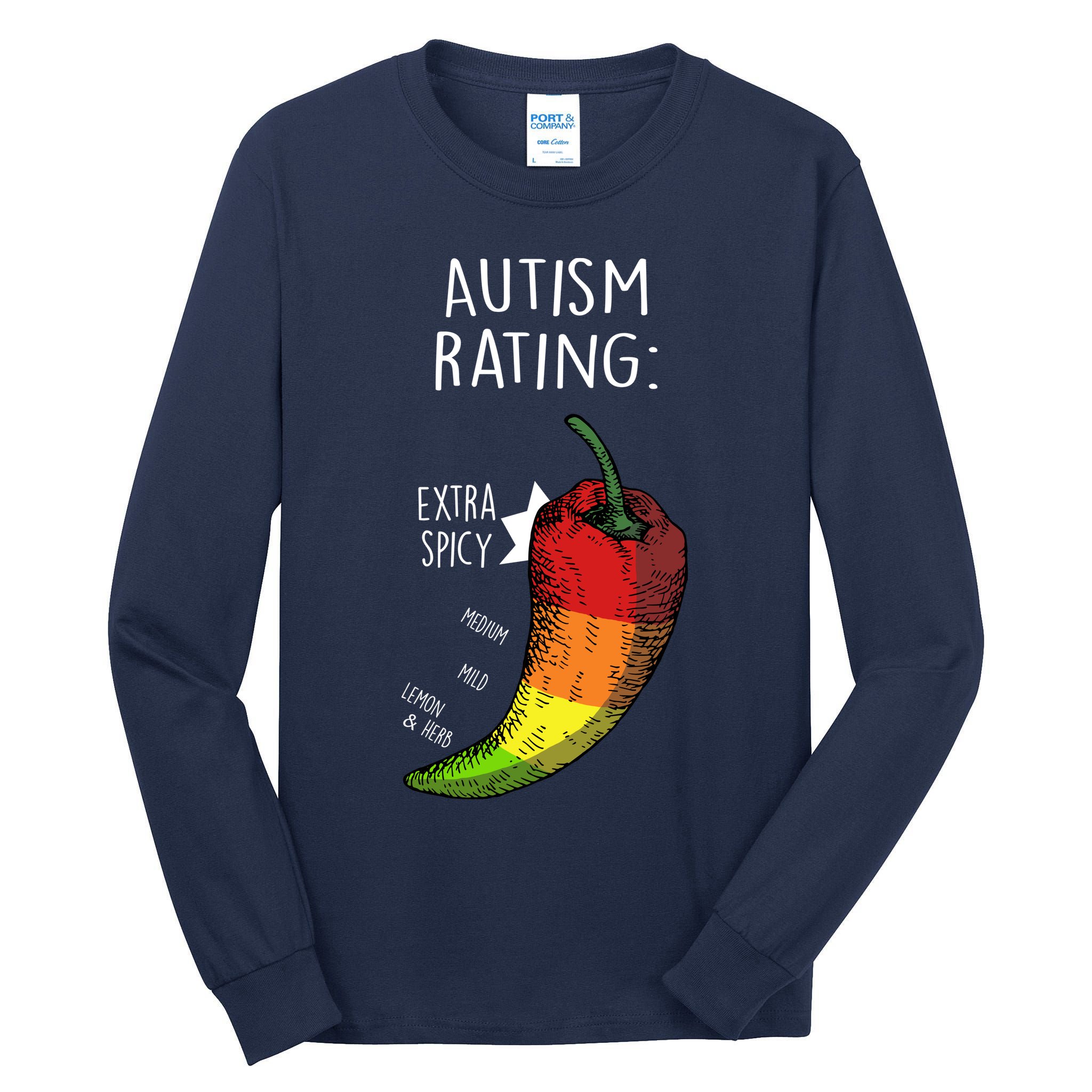 Autism Rating Tall Long Sleeve T-Shirt