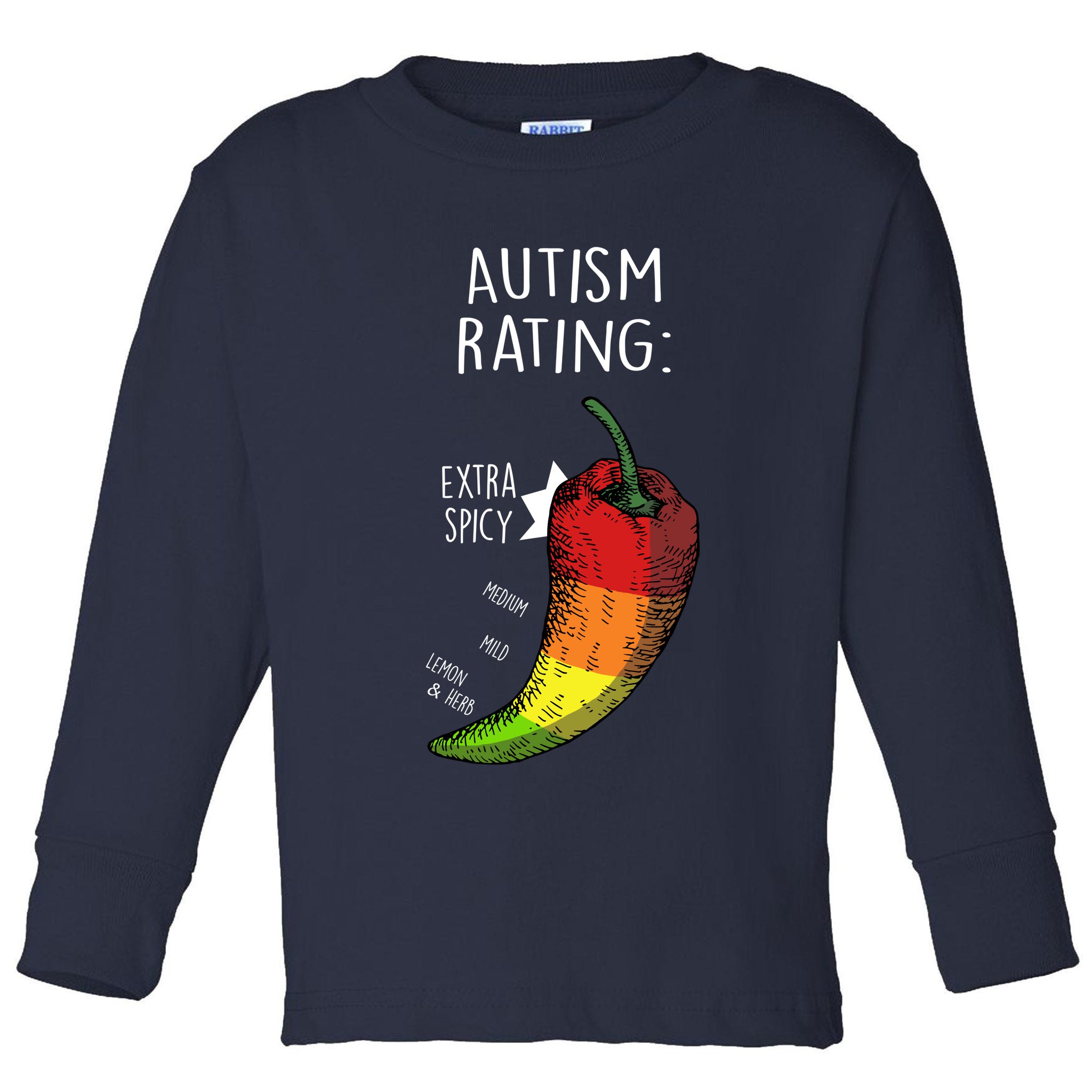 Autism Rating Toddler Long Sleeve Shirt