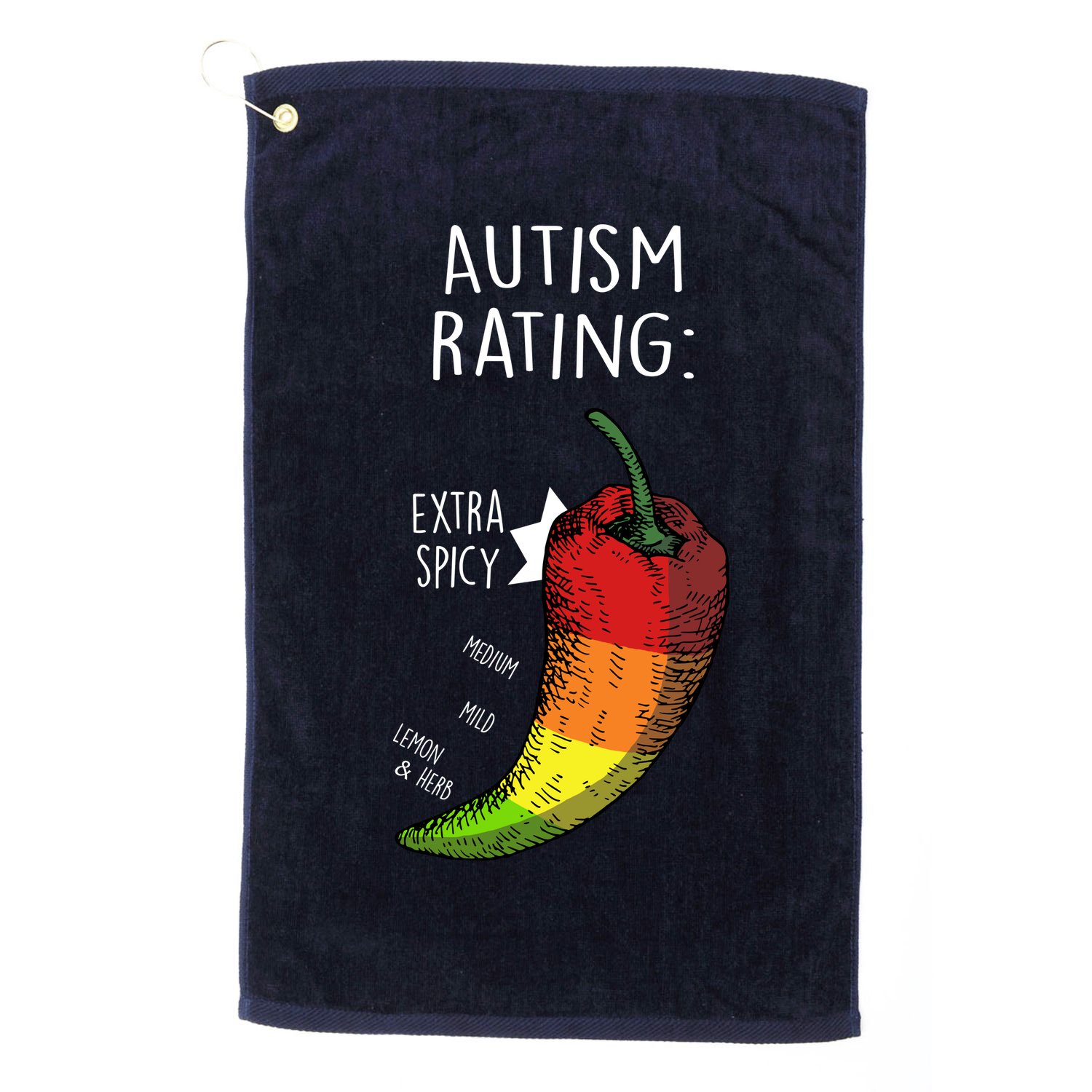 Autism Rating Golf Towel