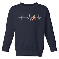 Autism Ribbon Heartbeat Pulse Toddler Sweatshirt