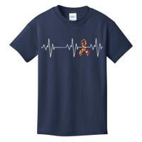 Autism Ribbon Heartbeat Pulse Kids T-Shirt