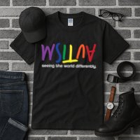 Autism Seeing The World Differently Tall T-Shirt