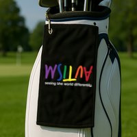 Autism Seeing The World Differently Golf Towel