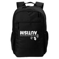 Autism Seeing The World From A Different Angle Backpack
