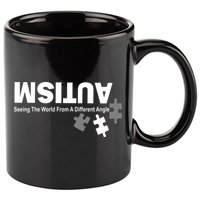 Autism Seeing The World From A Different Angle 11oz C Handle Ceramic Mug