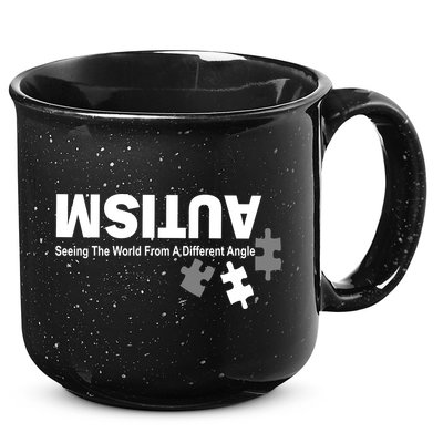 Autism Seeing The World From A Different Angle 15oz Campfire Ceramic Mug