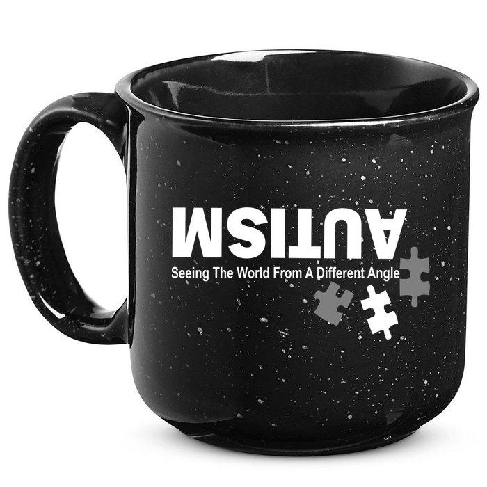 Autism Seeing The World From A Different Angle 15oz Campfire Ceramic Mug