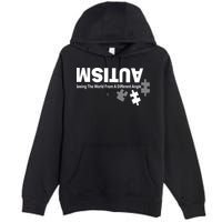 Autism Seeing The World From A Different Angle Premium Pullover Hoodie