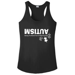 Autism Seeing The World From A Different Angle Ladies PosiCharge Competitor Racerback Tank