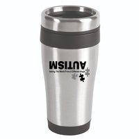 Autism Seeing The World From A Different Angle 16oz Travel Tumbler