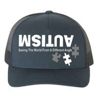 Autism Seeing The World From A Different Angle Yupoong Adult 5-Panel Trucker Hat