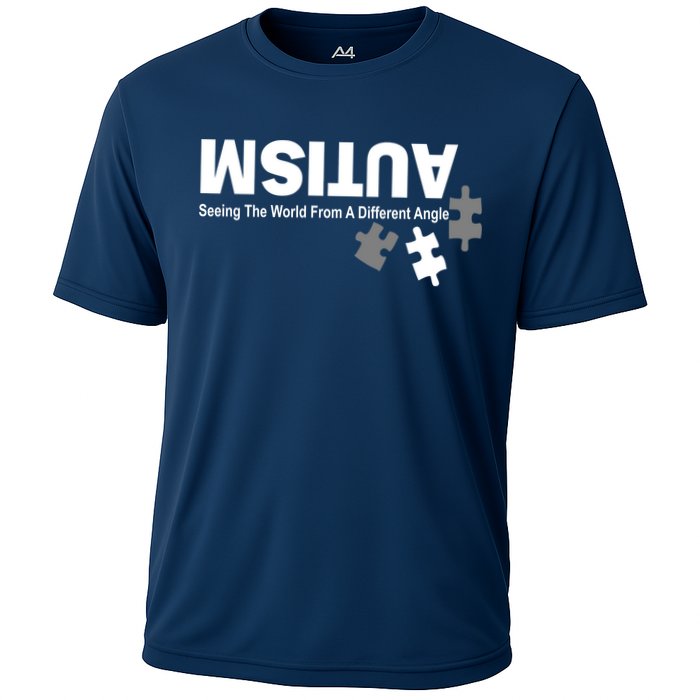 Autism Seeing The World From A Different Angle Performance Shirt