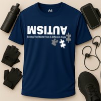 Autism Seeing The World From A Different Angle Performance Shirt