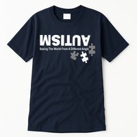 Autism Seeing The World From A Different Angle Tall T-Shirt