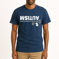 Autism Seeing The World From A Different Angle Tall T-Shirt