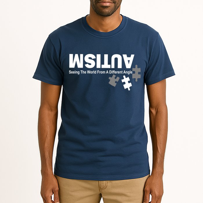 Autism Seeing The World From A Different Angle Tall T-Shirt