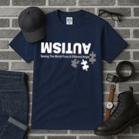 Autism Seeing The World From A Different Angle Tall T-Shirt