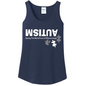 Autism Seeing The World From A Different Angle Ladies Essential Tank