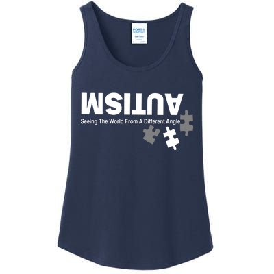 Autism Seeing The World From A Different Angle Ladies Essential Tank