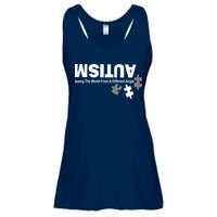 Autism Seeing The World From A Different Angle Ladies Essential Flowy Tank