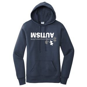 Autism Seeing The World From A Different Angle Women's Pullover Hoodie