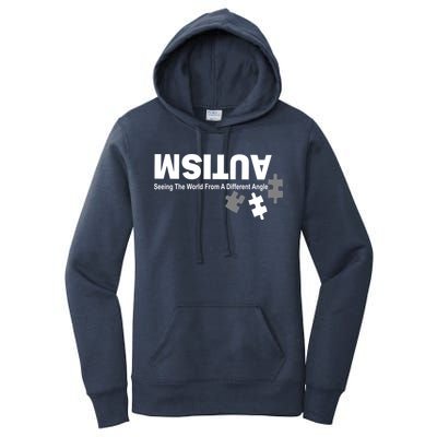 Autism Seeing The World From A Different Angle Women's Pullover Hoodie