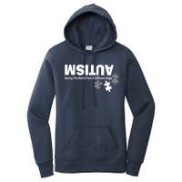 Autism Seeing The World From A Different Angle Women's Pullover Hoodie