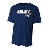 Autism Seeing The World From A Different Angle Youth Performance Sprint T-Shirt
