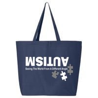 Autism Seeing The World From A Different Angle 25L Jumbo Tote