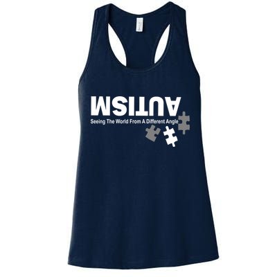 Autism Seeing The World From A Different Angle Womens Tank Top