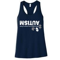 Autism Seeing The World From A Different Angle Womens Tank Top