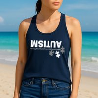 Autism Seeing The World From A Different Angle Womens Tank Top