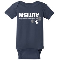 Autism Seeing The World From A Different Angle Baby Bodysuit