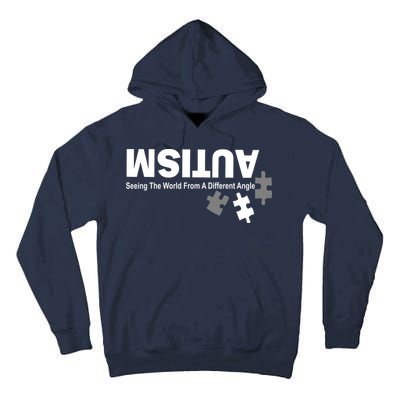 Autism Seeing The World From A Different Angle Tall Hoodie