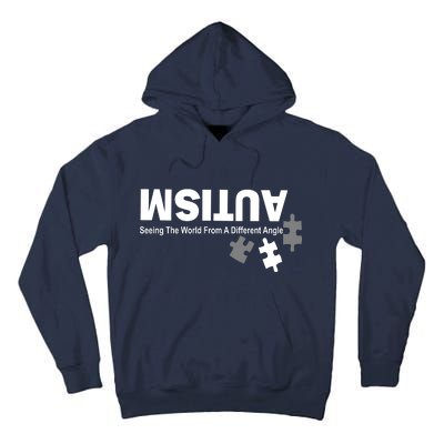 Autism Seeing The World From A Different Angle Tall Hoodie